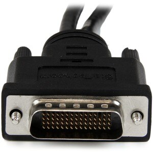 StarTech.com 8" DMS-59 to Dual DisplayPort Adapter Cable, 4K x 2K, DMS 59 pin (M) to 2x DP 1.2 (F) Splitter Y Cable, LFH t