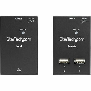 StarTech.com - Prolunga/Extender USB 2.0 a 4 porte via Cat5 o Cat6 - Estensore USB2.0 via cavo Cat5/Cat6 fino a 40m