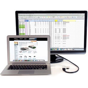 StarTech.com Travel A/V Adapter - 2-in-1 Mini DisplayPort to HDMI or VGA Converter - White - 1 x 20-pin Mini DisplayPort D