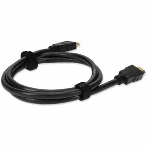 6ft Lenovo 0B47070 Compatible HDMI 1.4 Male to HDMI 1.4 Male Black Cable For Resolution Up to 4096x2160 (DCI 4K) - 100% co