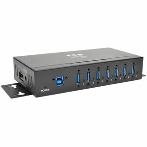 Eaton Tripp Lite Series 7-Port Industrial-Grade USB 3.x (5Gbps) Hub - 20 kV ESD Immunity, Metal Housing, Mountable - USB -
