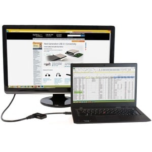 StarTech.com Travel A/V Adapter: 2-in-1 DisplayPort to HDMI or VGA - 1 x 20-pin DisplayPort 1.2 Digital Audio/Video - Male