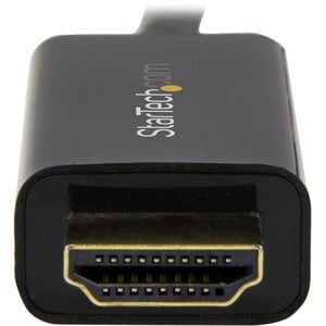 StarTech.com DisplayPort to HDMI Converter Cable - 3 ft (1m) - 4K - Cable for Ultrabook, Projector, TV, Workstation - Firs
