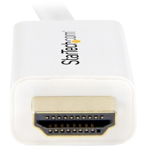 StarTech.com Mini DisplayPort to HDMI Converter Cable -1,8m ( 6 ft.) - mDP to HDMI Adapter with Built-in Cable - (M / M) U