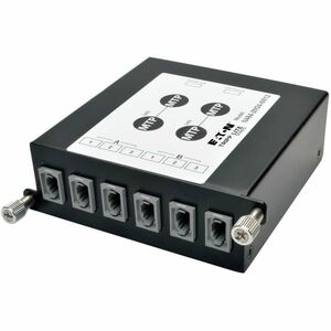 Eaton Tripp Lite Series 100Gb/120Gb to 40Gb Breakout Cassette, (x2) 24-Fiber MTP/MPO (Male with Pins) to (x6) 12-Fiber MTP