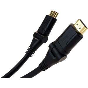 VisionTek HDMI Pivot Cable 3 ft (M/M) - 3.3 ft (1 m) HDMI A/V Cable for Audio/Video Device, DVD Player, Blu-ray Player, TV