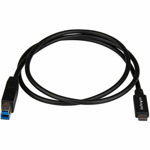 StarTech.com 1m 3 ft USB C to USB B Printer Cable M/M - USB 3.1 (10Gbps) - USB B Cable - USB C to USB B Cable - USB Type C