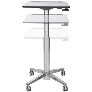 Ergotron LearnFit Student Desk - High Pressure Laminate (HPL) Rectangle Top - Melamine Base - Height Adjustable - 609.60 m