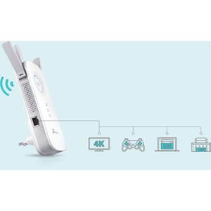 Range extender wireless TP-Link RE450 - IEEE 802.11ac - 1,71 Gbit/s - 2,40 GHz, 5 GHz - 3 x Antenna/e esterna/e - Esterno 