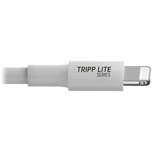 Eaton Tripp Lite Series USB-A to Lightning Sync/Charge Cable (M/M) - MFi Certified, White, 10 ft. (3 m) - 10 ft Lightning/