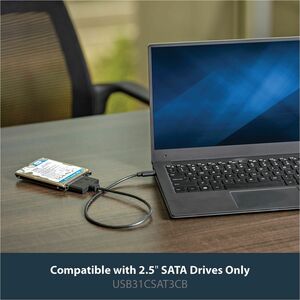 StarTech.com USB C to SATA Adapter - External Hard Drive Connector for 2.5'' SATA Drives - SATA SSD / HDD to USB C Cable (
