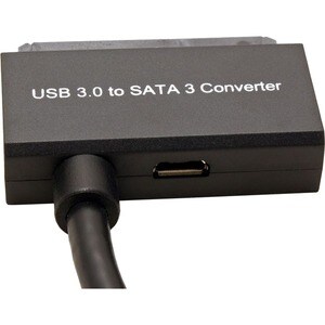 Roline 15 cm SATA/USB Datentransferkabel - Cable for Computer, Notebook, Festplatte - 6 Gbit/s - Schwarz