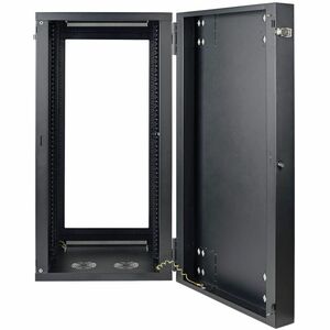 Eaton Tripp Lite Series SmartRack 26U Low-Profile Switch-Depth Wall-Mount Half-Height Rack Enclosure, Clear Acrylic Window