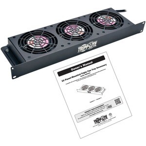 Tripp Lite series SmartRack 1U Fan Tray, 3 120V High-Performance Fans, 210 CFM, 5-15P Plug - 3 Fan - 1U - 1570.9 gal/min (