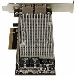 StarTech.com 10G Network Card - 2 port - NBASE-T - RJ45 Port - Intel X550 chipset - Ethernet Card - Intel NIC Card - Add t