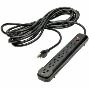 Eaton Tripp Lite Series Power It! 7-Outlet Power Strip, 25 ft. (7.62 m) Cord, Black Housing - NEMA 5-15P - 7 x NEMA 5-15R 