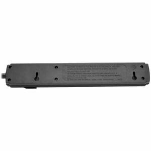 Tripp Lite Power Strip 6 Outlet NEMA 5-15R AC 6 ' Cord 5-15P Black Housing - NEMA 5-15P - 6 x NEMA 5-15R - 6 ft Cord - 15 