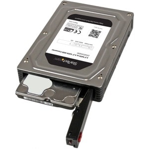 StarTech.com 2.5" to 3.5" SATA Aluminum Hard Drive Adapter Enclosure with SSD / HDD Height up to 12.5mm - Turn a 2.5" SATA