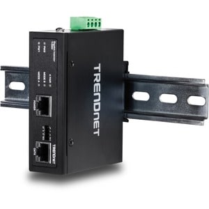 TRENDnet TI-IG60 PoE Injector - TAA Compliant - 48 V DC, 56 V DC Input - 1 x 10/100/1000Base-T Input Port(s) - 1 x 10/100/