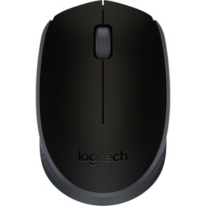 Logitech M171 Mouse - Radio Frequency - USB 2.0 - Optical - Black - Wireless - 1000 dpi - Scroll Wheel