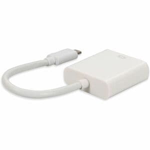 AddOn USB 3.1 (C) Male to DVI-I (29 pin) Female White Adapter - 100% compatible and guaranteed to work