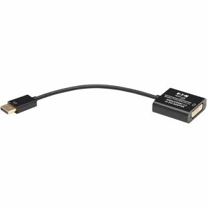 Eaton Tripp Lite Series DisplayPort to DVI Active Adapter Video Converter, DP ver 1.2, (M/F), 6-in. (15.24 cm) - DisplayPo