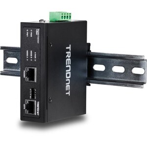 TRENDnet TI-IG60 PoE Injector - TAA Compliant - 48 V DC, 56 V DC Input - 1 x 10/100/1000Base-T Input Port(s) - 1 x 10/100/