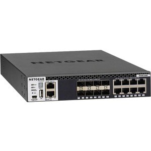 Netgear ProSafe M4300 M4300-8X8F (XSM4316S) 8 Anschlüsse Verwaltbar Layer 3 Switch - Gigabit-Ethernet, 10 Gigabit Ethernet