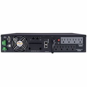 CyberPower OL1500RTXL2UN Smart App Online UPS Systems - 1500VA/1350W, 100 - 125 VAC, NEMA 5-15P, 2U, Rack / Tower, Sine Wa