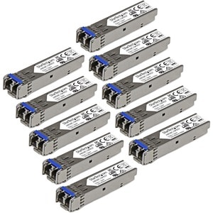 StarTech.com 10 pack HPE J4859C Compatible SFP Module 1000BASE-LX - 1GbE Gigabit Ethernet Single Mode/Multi Mode Fiber Tra