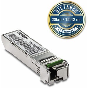 TRENDnet TEG-MGBS20D5 SFP (mini-GBIC) - 1 x LC Duplex 1000Base-LX Network - 1 - TAA Compliant - For Data Networking, Optic