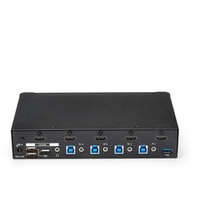 StarTech.com 4-Port HDMI KVM Switch - Built-in USB 3.0 Hub for Peripheral Devices - 1080p - 4 Computer(s) - 1 Local User(s