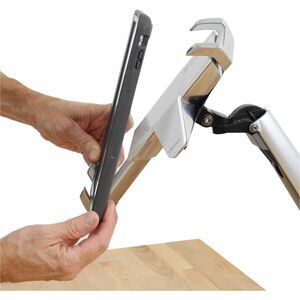 Ergotron Wandhalterung für Tablet, iPad Pro, iPad mini - Silber - Querformat/Hochformat - Bildschirmgröße: 20,1 cm bis 33 