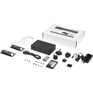 StarTech.com Multi-Input to HDMI Converter Switch - DisplayPort, VGA and Dual-HDMI to HDMI Switch - Priority and Automatic