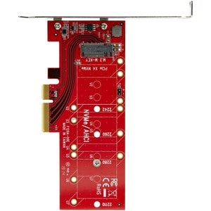 StarTech.com M2 PCIe SSD Adapter, x4 PCIe 3.0 NVMe / AHCI / NGFF / M-Key, Niedrigprofil und Vollprofil, SSD PCIe M.2 Adapter