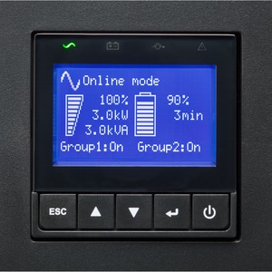 Eaton 9PX 3000VA 2700W 120V Online Double-Conversion UPS - L5-30P, 6x 5-20R, 1 L5-30R Outlets, Cybersecure Network Card Op