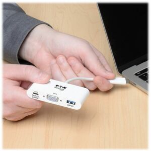 Tripp Lite series U444-06N-VU-C Graphic Adaptor - USB 3.1 Type C - 1 x VGA - 1 Each