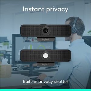 Logitech C925e Webcam - 30 fps - USB 2.0 - 1920 x 1080 Video - Auto-focus - Microphone - For Notebook, Monitor