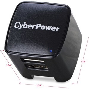 CyberPower TR12U3A AC Adapter - 120 V AC, 230 V AC Input - 5 V DC/3.10 A Output