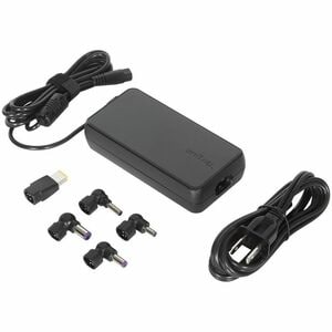 Targus 90W AC Semi-Slim Universal Laptop Charger - 90 W - 6 ft Cable - Black Pack - TAA Compliant