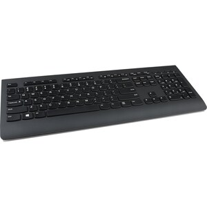Lenovo Professional Keyboard & Mouse - Spanish - USB Wireless RF - Keyboard/Keypad Color: Black - USB Wireless RF - Laser 