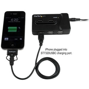 StarTech.com USB Hub - USB - 6 Total USB Port(s) - 4 USB 2.0 Port(s) - 2 USB 3.0 Port(s) - PC, Mac