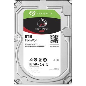 Seagate IronWolf ST8000VN0022 8 TB Hard Drive - 3.5" Internal - SATA (SATA/600) - Conventional Magnetic Recording (CMR) Me