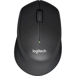 Logitech M330 Mouse - Radio Frequency - USB - Optical - 3 Button(s) - Black - Wireless - 1000 dpi - Scroll Wheel