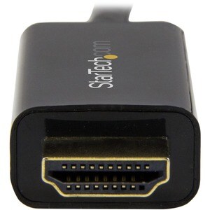StarTech.com MDP2HDMM1MB. Kabellänge: 1 m, Anschluss 1: DisplayPort, Anschluss 2: HDMI Typ A (Standard). Gewicht: 44 g, Br