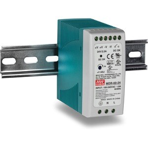 TRENDnet TI-M6024 Proprietäre Stromversorgung - 60 W - TAA-konform - DIN Rail - 120 V AC, 230 V AC Eingang - 24 V DC Ausgang