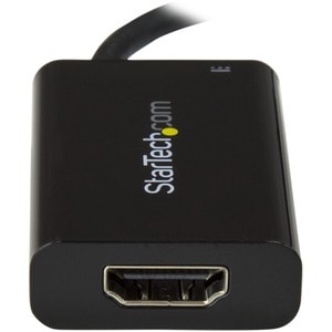 StarTech.com Adaptateur vidéo USB-C vers HDMI 4K 60 Hz avec USB Power Delivery 60 W - 4096 x 2160 Supported - Noir