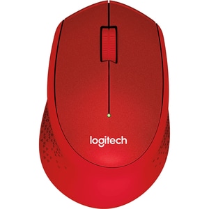 Logitech M330 Maus - Funkfrequenz - USB - Optisch - 3 Taste(n) - Rot - Kabellos - 1000 dpi Auflösung - Scroll-Rad