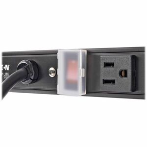 Eaton Tripp Lite Series 8-Outlet Vertical Power Strip, 120V, 15A, NEMA 5-15P, 15 ft. (4.57 m) Cord, 24 in., Black Housing 