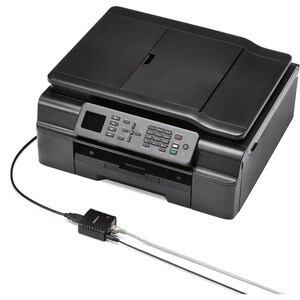 StarTech.com 10/100Mbps Ethernet to USB 2.0 Network LPR Print Server - Share a standard USB printer with multiple users ov